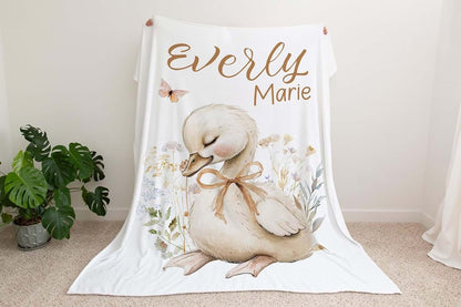 ZEBRA88 Custom Baby Blanket Safari Theme Personalized Newborn Receiving Blanket (photo 4)