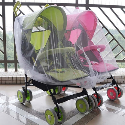 BabyOneStop Twin Pram Mesh Netting with Elastic Closure