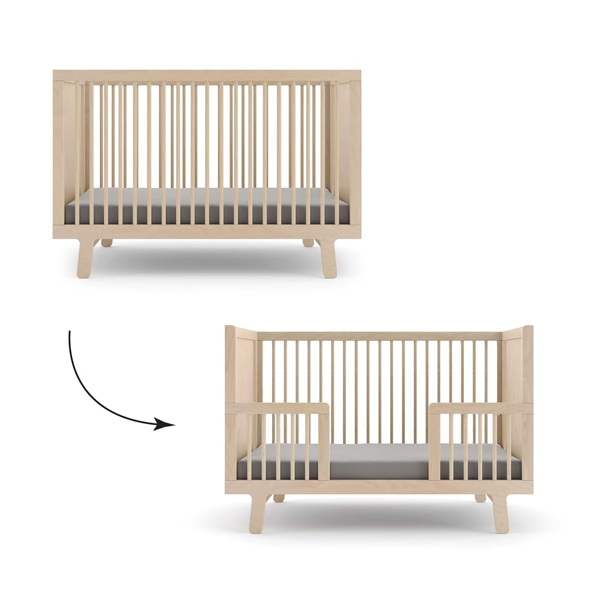Oeuf Sparrow Toddler Bed Conversion Kit – Birch