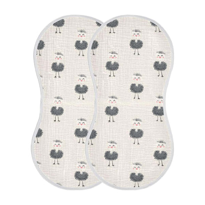 Decor Gift Cotton Burp Cloths With Figure-8 Shoulder Coverage (photo 2)