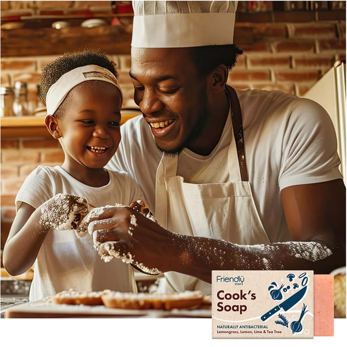 Friendly Soap Bar Soap, Handcrafted Natural Cleansing Bar (photo 3)