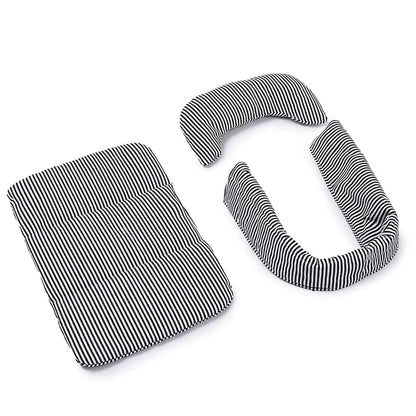 WOZUN Dog Strollers Side Pad and Cushion Set Breathable Polyester Fabric Comfortable Padding for Pet Travel Safe Design (photo 4)