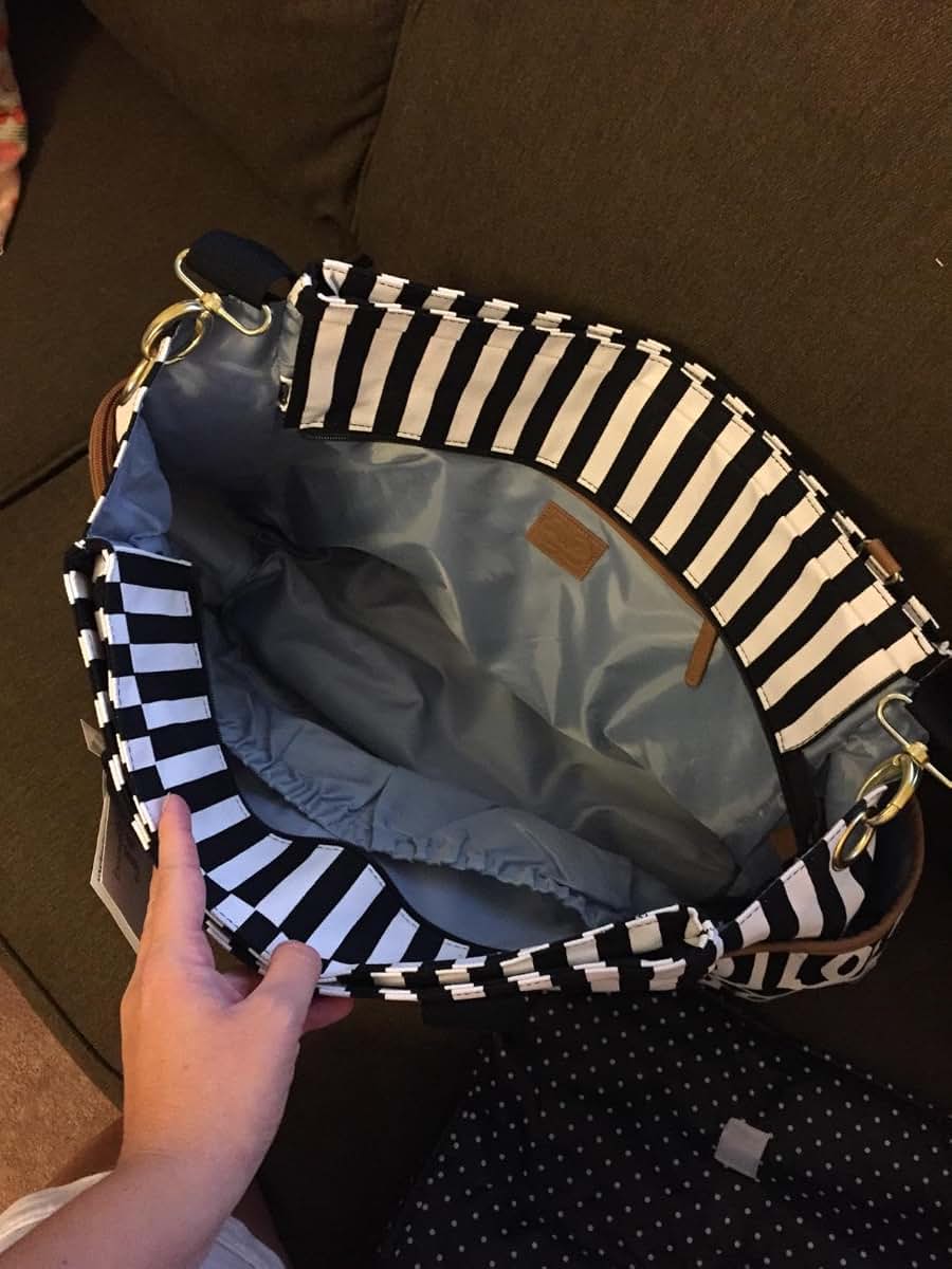 Mud Pie Diaper Bag Set, Black