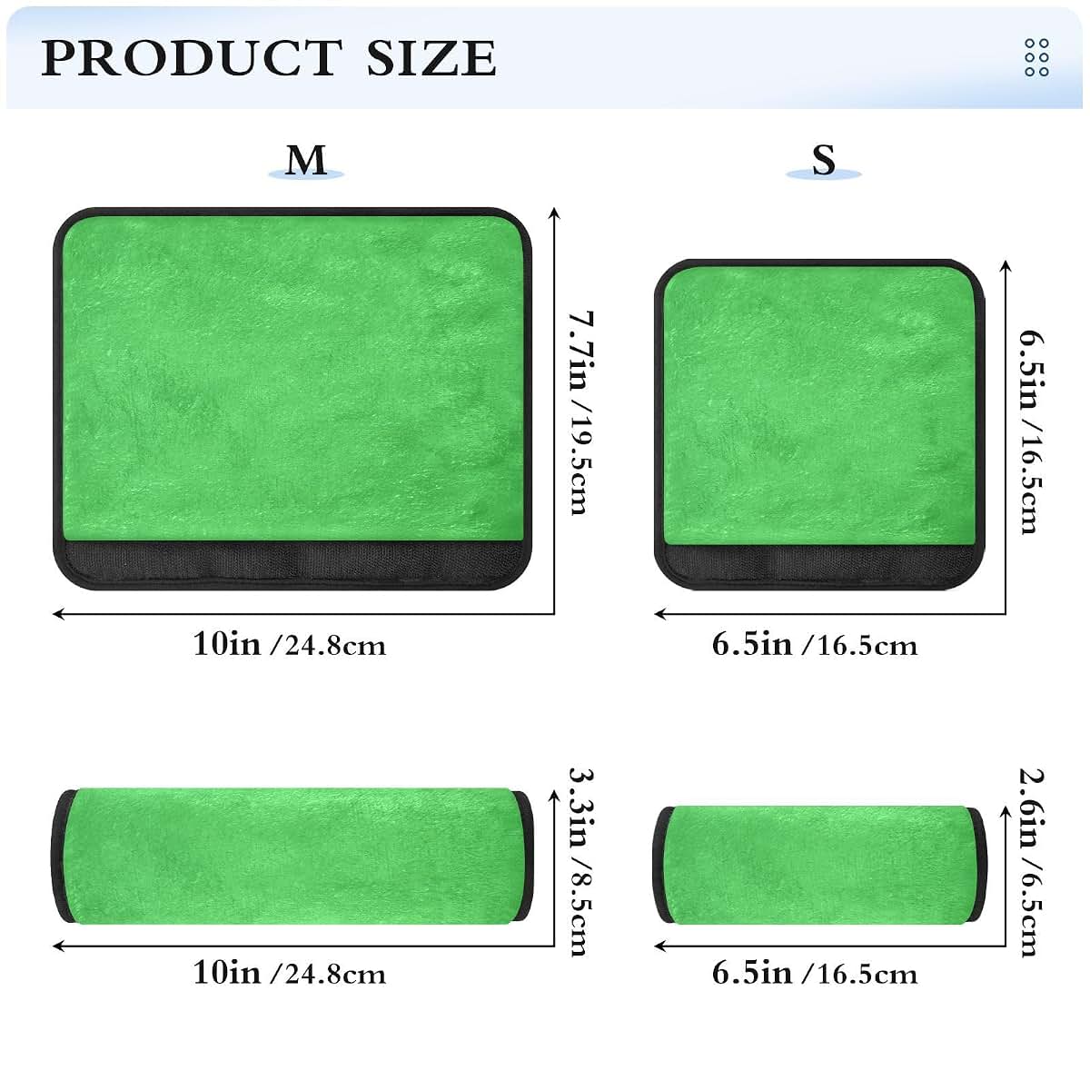 Sgaesgte Fleece Strap Pads for Car Seats and Bags