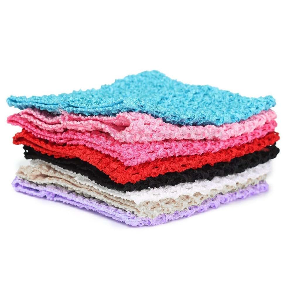 QIIIMSLSS Kids Tube Top 9 Inch Crochet Free Crop Top Tube Top Elastic Headband (photo 3)