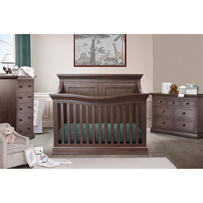 Sorelle Providence 4-in-1 Convertible Crib In Chocolate (photo 2)