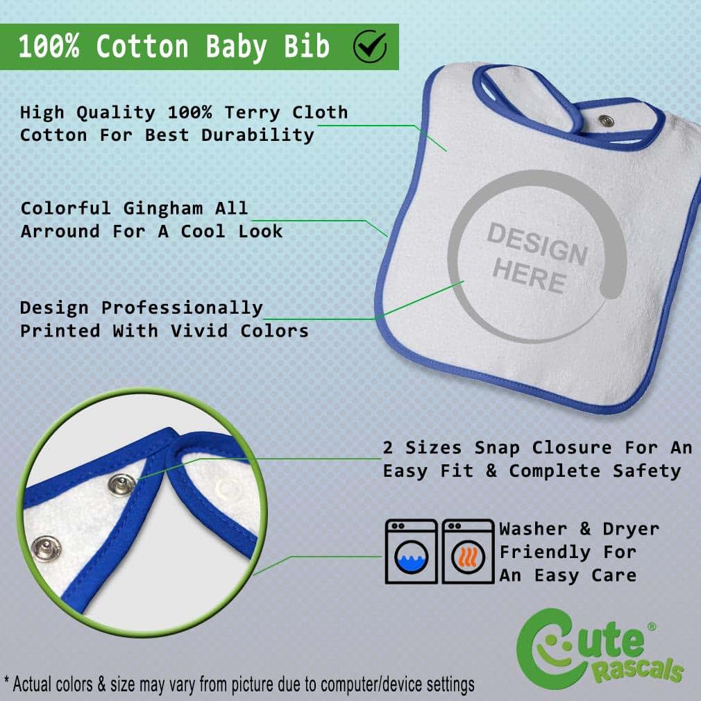 Cotton Bibs and Burp Cloths for Baby