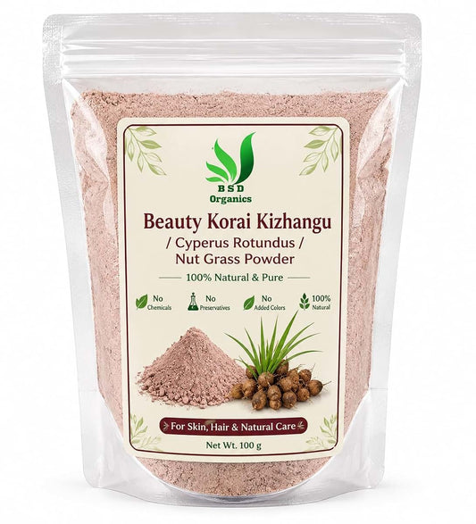 BSD Organics Nut Grass Powder - Cyperus Rotundus Root Powder