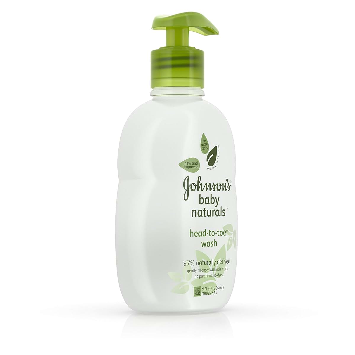 Johnson's Natural Head-to-Toe Baby Wash for Delicate Skin