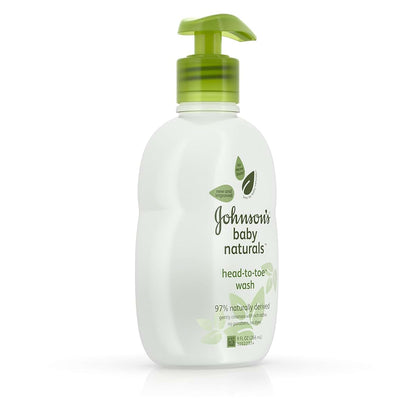 Johnson's Natural Head-to-Toe Baby Wash for Delicate Skin