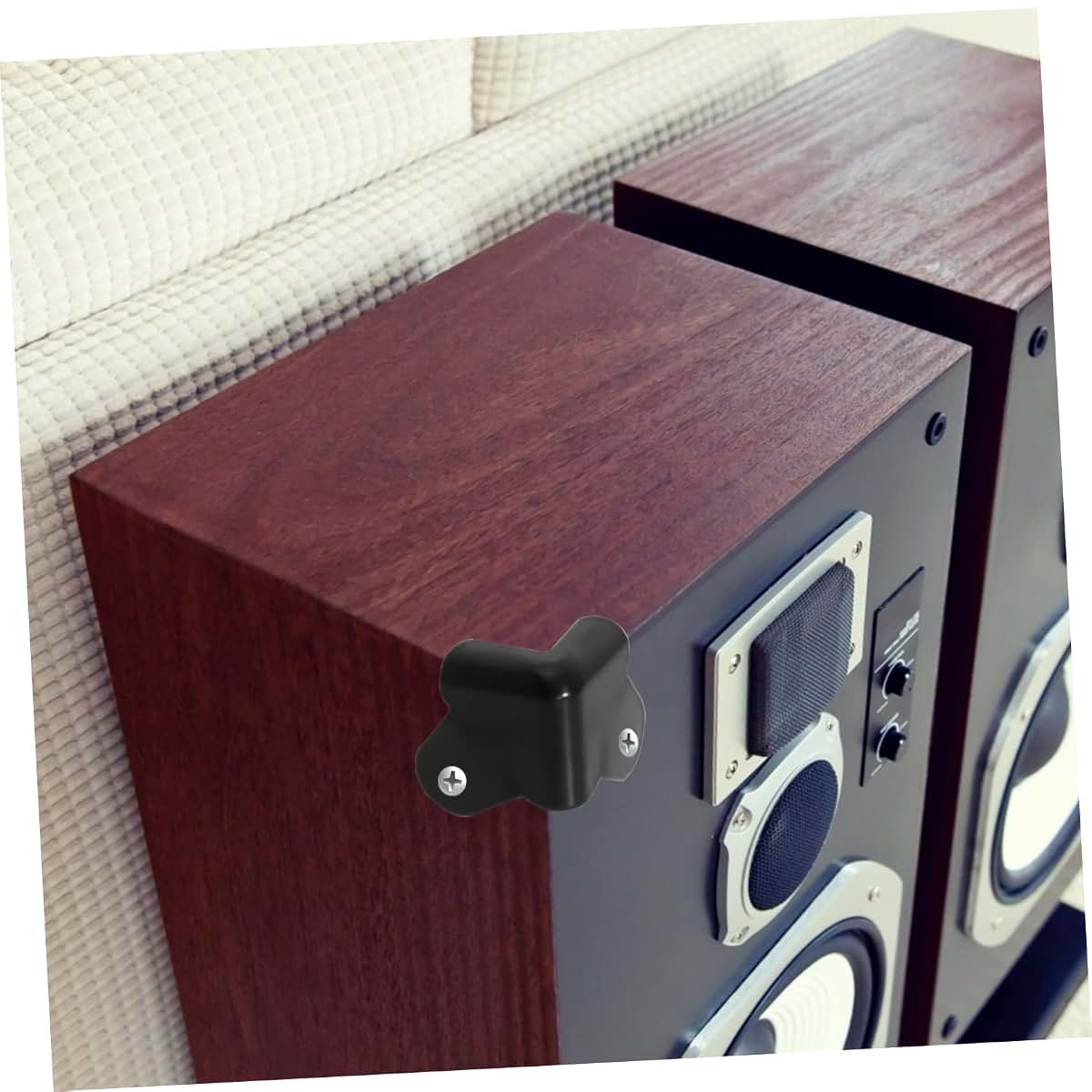 WOONEKY Iron Corner Protectors for Speaker Cabinets Edges Cover
