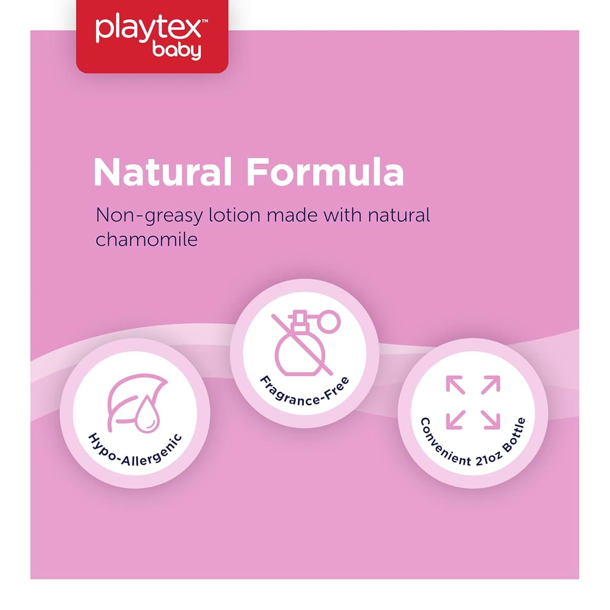 Playtex Baby Lotion for Moisturizing Skin - Lavender Chamomile 3-Pack