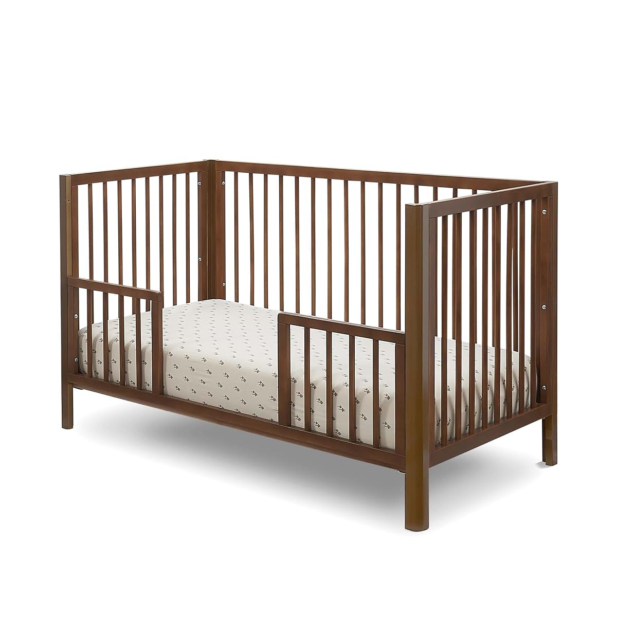 Sorelle Happy Lux 3-in-1 Crib - Walnut (photo 2)
