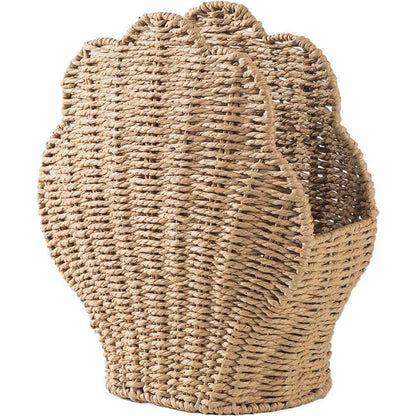 Woven Storage Basket for Toys and Decor - Shell Design