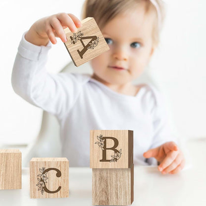 Custom Empire Shop Personalized Wooden Name Blocks For Nursery Decor (photo 4)