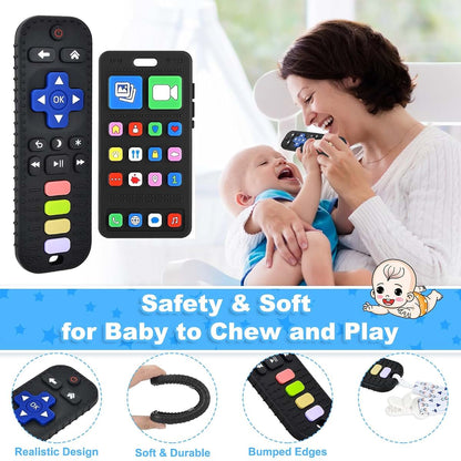 Silicone Sensory Teether Toys for Grip Strength and Play