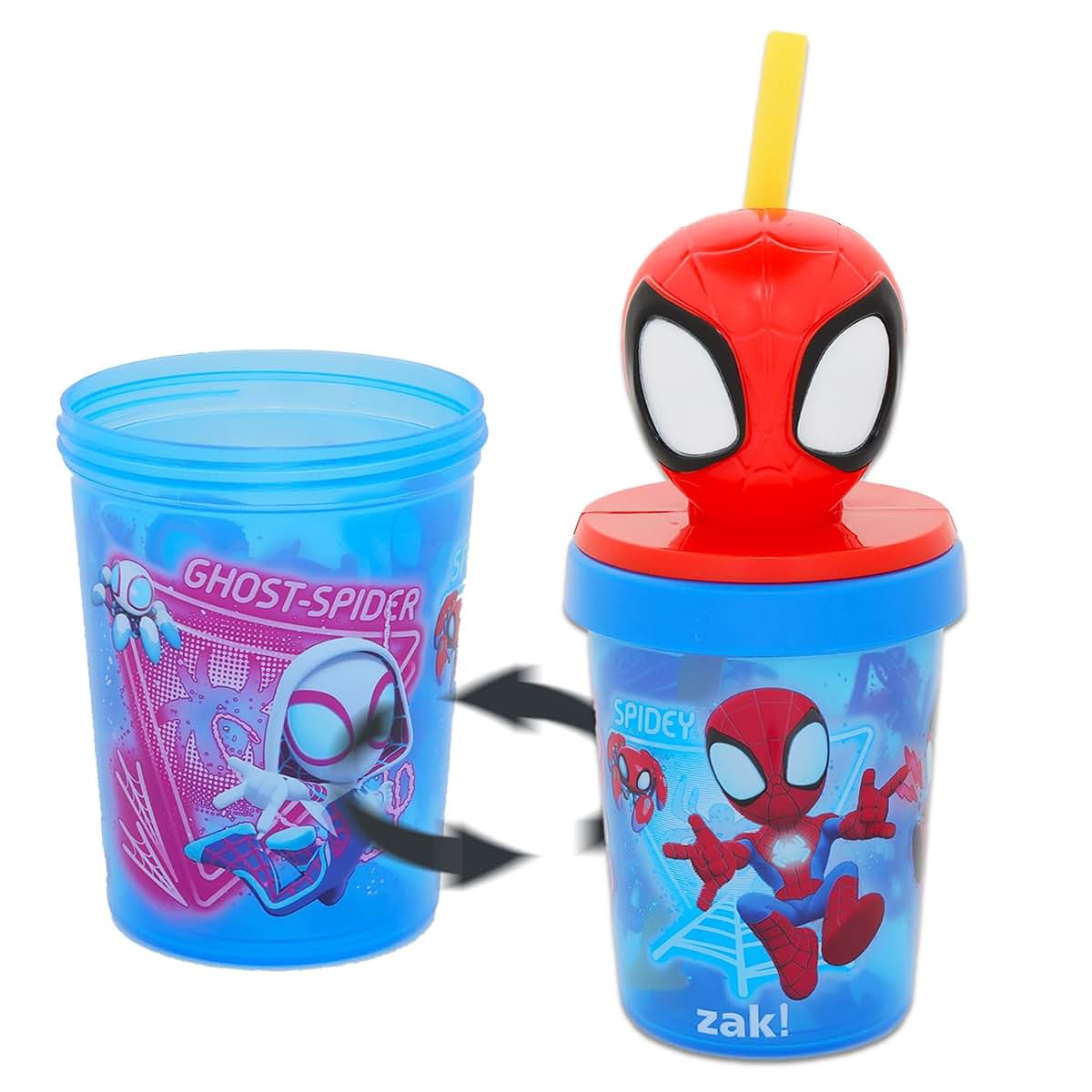 Officially Licensed Components Spidey Sippy Cups 2 Pack