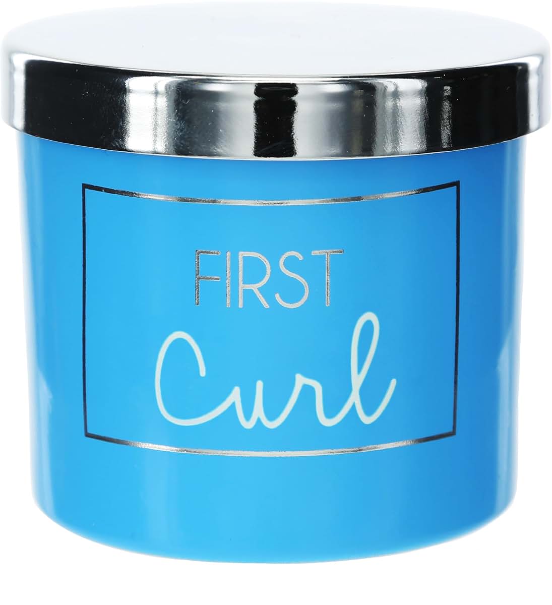 Pavilion Gift Company - First Curl - Blue Baby Boy Keepsake Box
