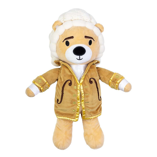Vosego Bach Virtuoso Bear – Dual-Mode Plush Toy with Music & Comfort Features, Plays 40 Mins of Classical Music & White