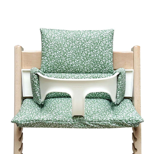 Blausberg Baby - Tripp Trapp Seat Cushion Set for Stokke High Chair - 2-Piece Cushion / Cushion / Seat Reducer - Green