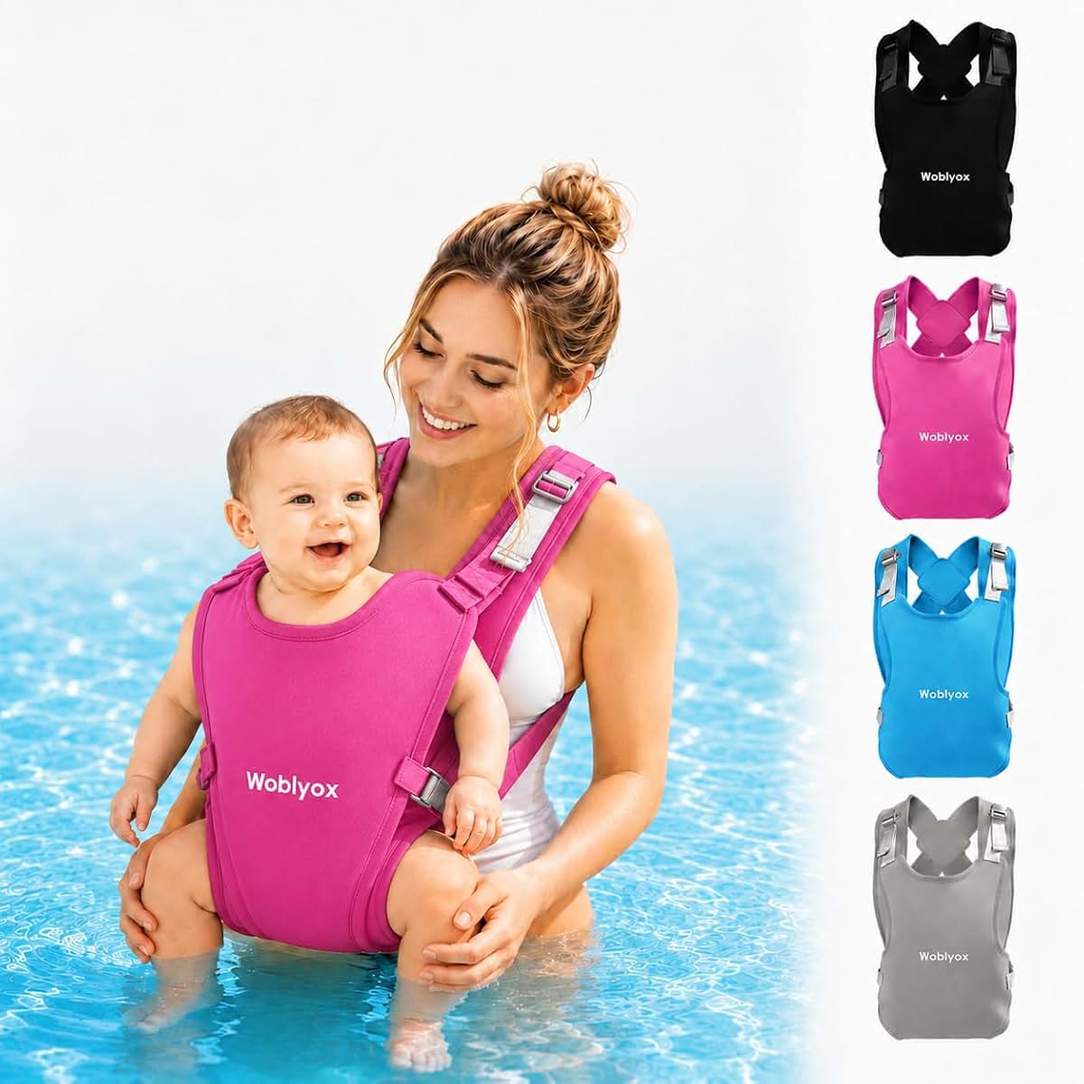 Water Baby Carrier | Quick-Dry Neoprene Sling for Pool and Travel