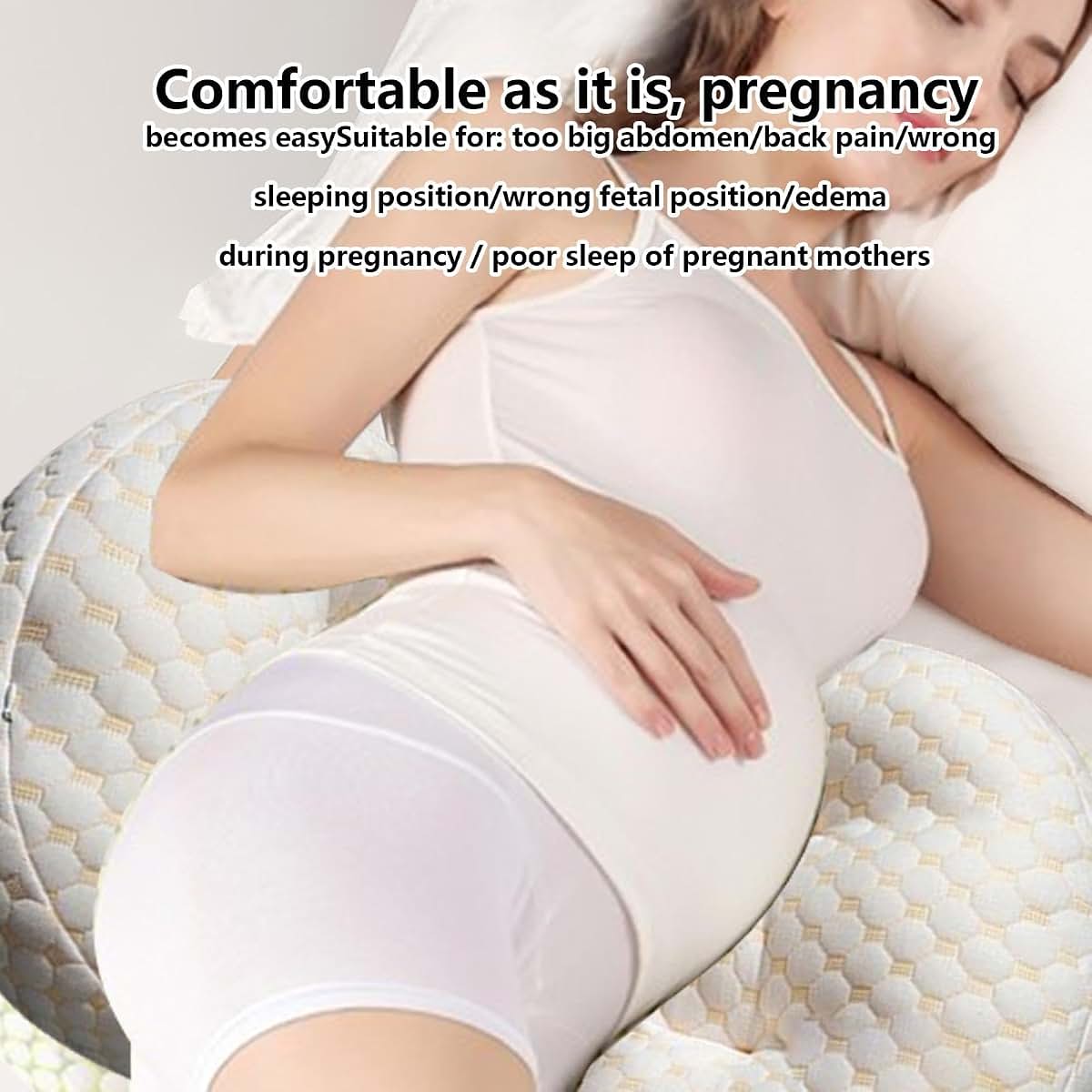 CENRF Maternity Pillow for Pregnant Women Ergonomic Breathable Pregnancy Supplies (photo 4)