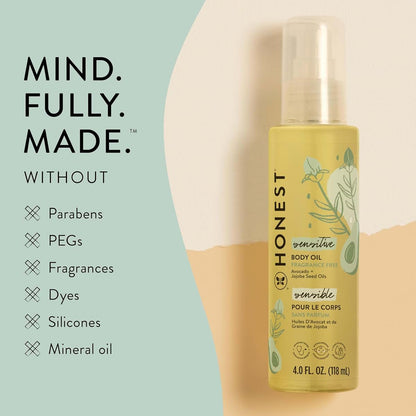 The Honest Company Fragrance-Free Moisturizing Body Oil, Pack of 2 (photo 2)