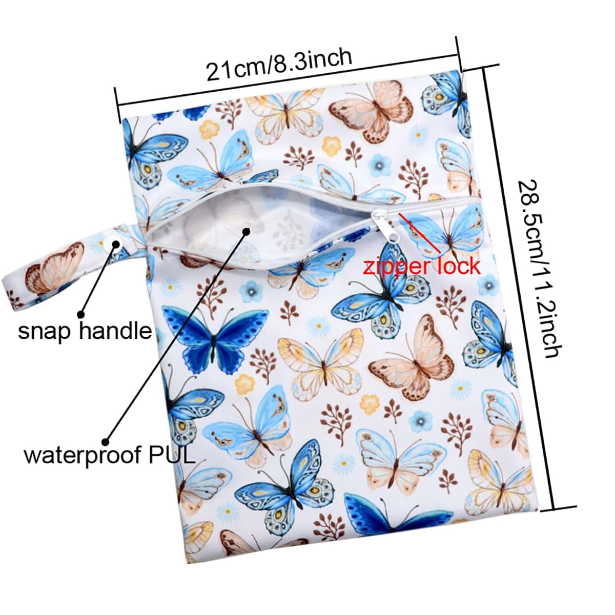 LFRXION Cartoon Print Diaper Bag for Wet and Dry Items (photo 3)