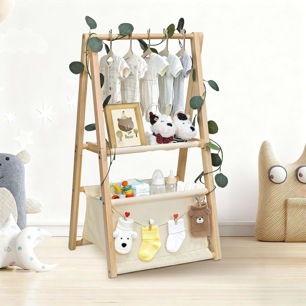 Nursery Storage Bin and Basket Organizer