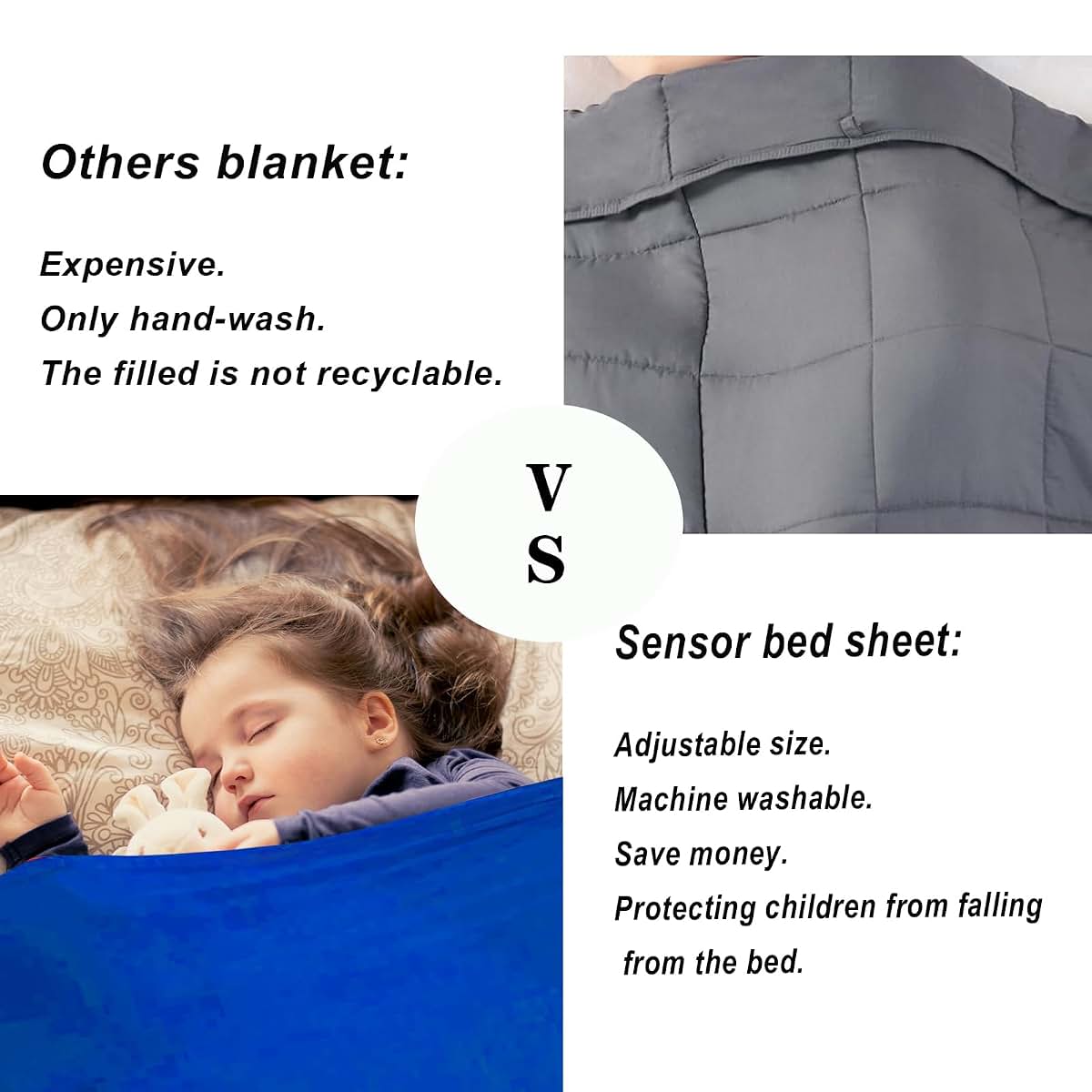 Ntomtuex Sensory Bed Sheet With Breathable Polyester