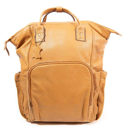 Dream Embroidery Large Black Leather Diaper Bag Knapsack Genuine Leather Diaper bag Backpack WATERPROOF diaper bag
