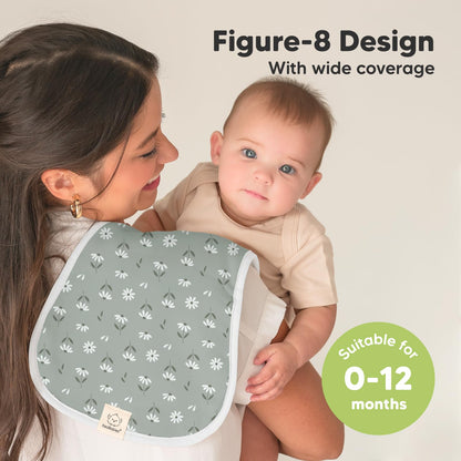 Fleur Organic Burp Cloths 5-Pack