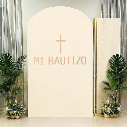 Mi Bautizo Wall Decal Cross Baptism Sticker for Communion Decor