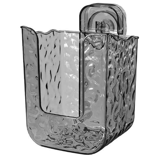 Jeorywoet Wall Mount Wipes Dispenser With Suction Cups Grey