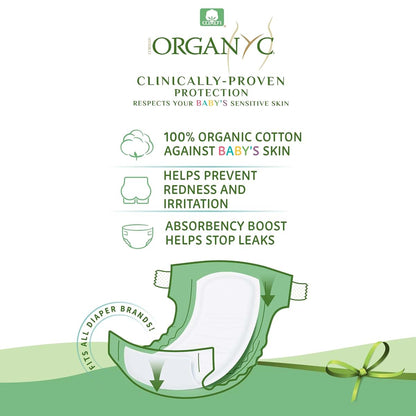 Organyc Organic Cotton Baby Diaper Liner (photo 2)
