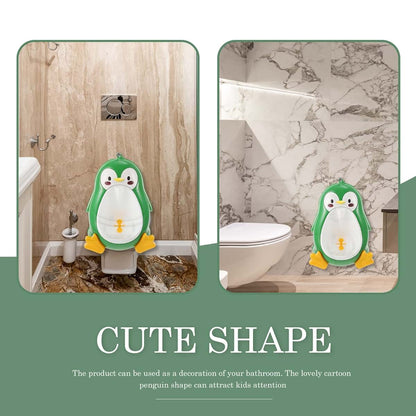 BabyOneStop Penguin Shape Wall-Mounted Potty Training Urinal For Boys