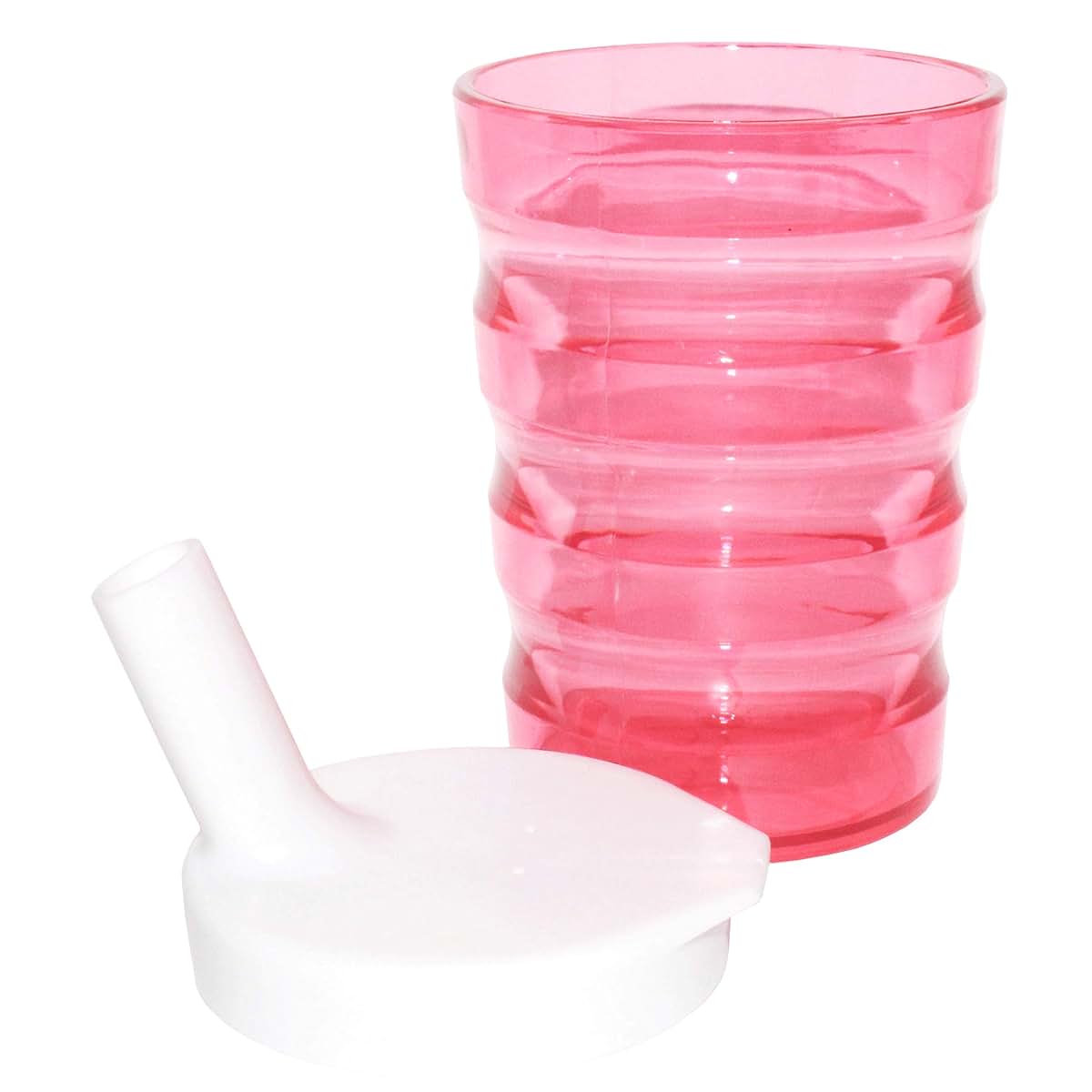 Rehabilitation Advantage Long Spout Feeding Cup in Red (photo 2)