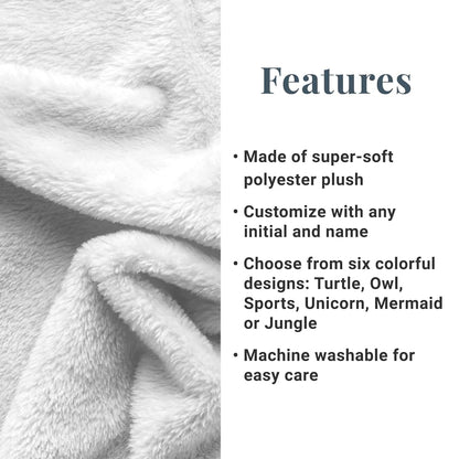 Let's Make Memories Personalized My Own Name Baby Blanket - Sports (photo 3)
