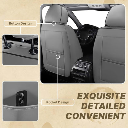 AutoSeat Protector Waterproof Nappa Leather Seat Covers for Mazda CX5