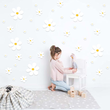 Daisy Wall Decal Set for Room Decoration