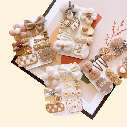 BabyOneStop 36-Piece Cute Baby Girls Hair Clip Set In Assorted Styles