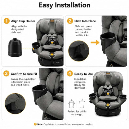 Meldrynox Cup Holder Replacement Compatible with Chicco Fit360 Car Seat (photo 2)