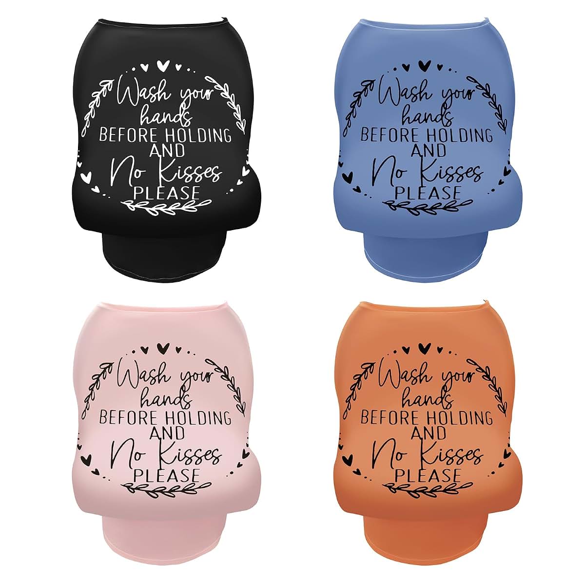 Tttllnn Breathable Nursing Cover With No Touching Sign