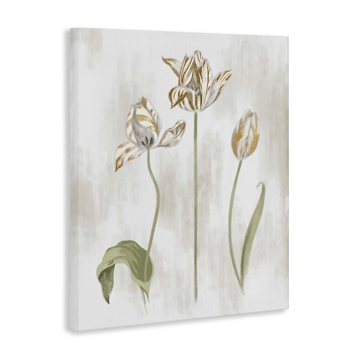 Stupell Industries Golden Irises Floral Landscape Canvas Wall Art, 36 x 48 Inch