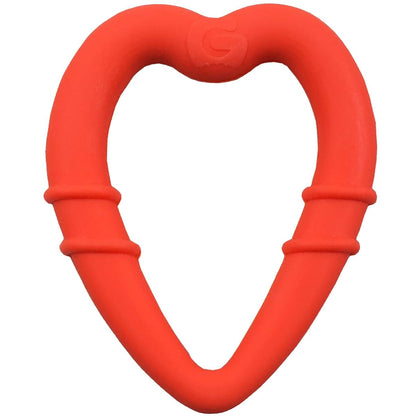 Gummee Heart Shaped Baby Teether In Red