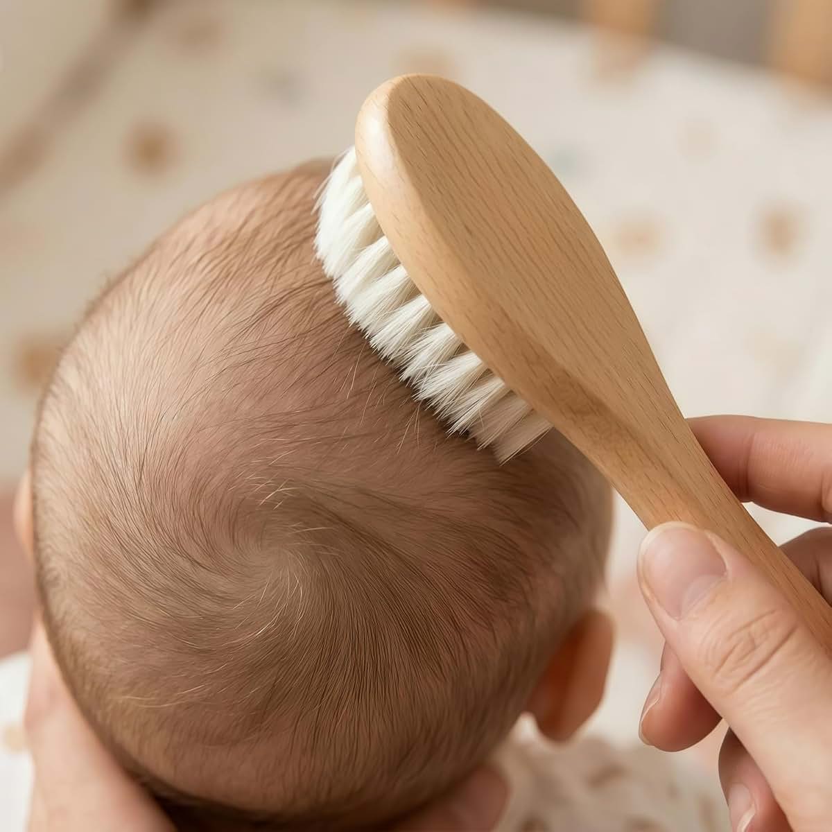 BFBZYME Personalized Wooden Baby Brush and Comb Set (photo 4)