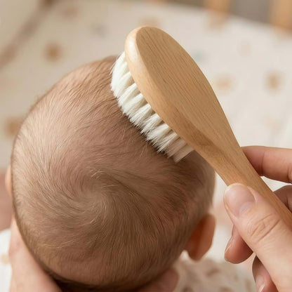 BFBZYME Personalized Wooden Baby Brush and Comb Set (photo 4)