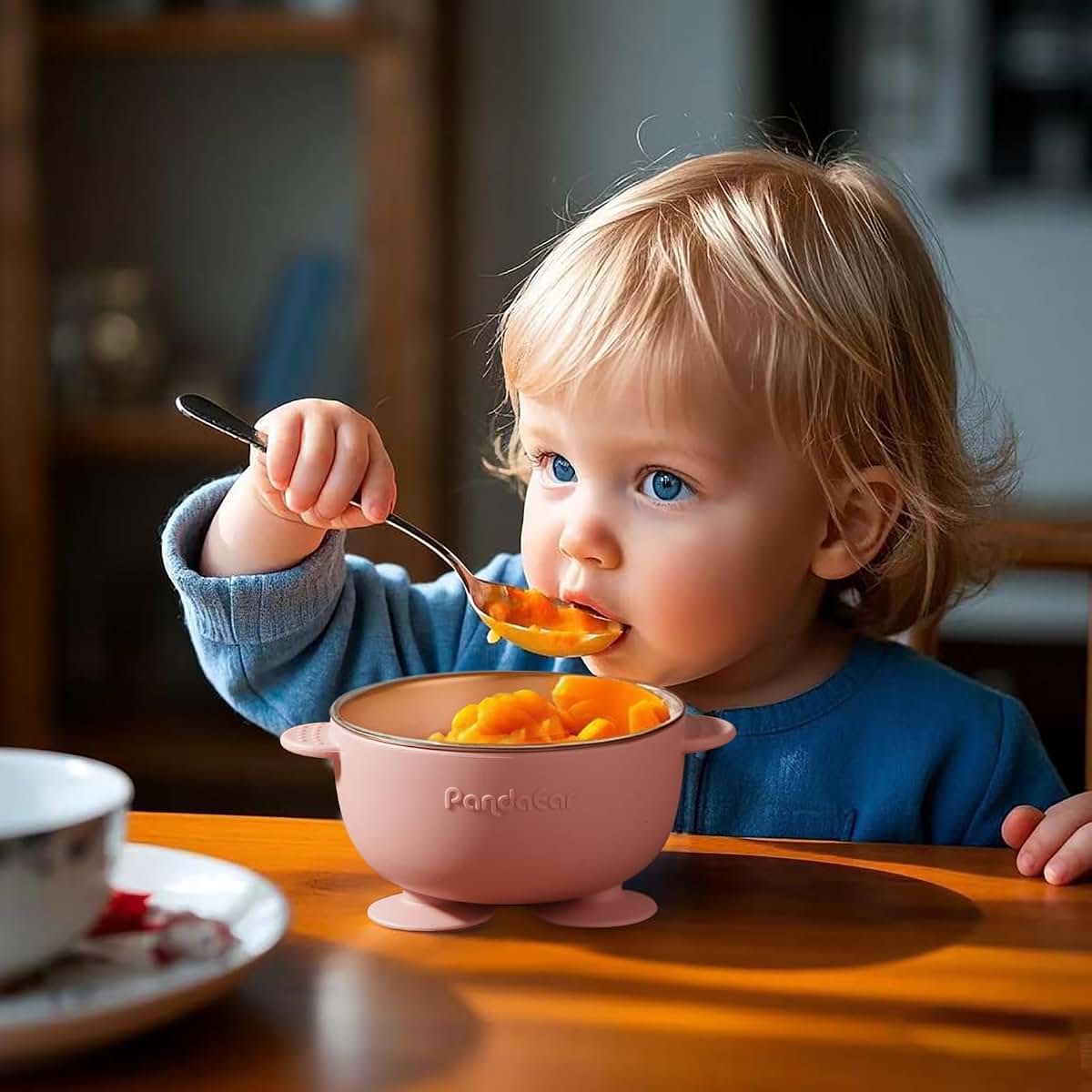 Pandaear Stainless Steel Suction Bowls Set