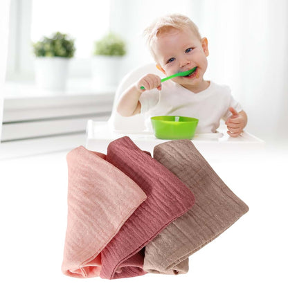 COYENRAT 3PCS Cotton Handkerchief Face Towel For Baby (photo 2)