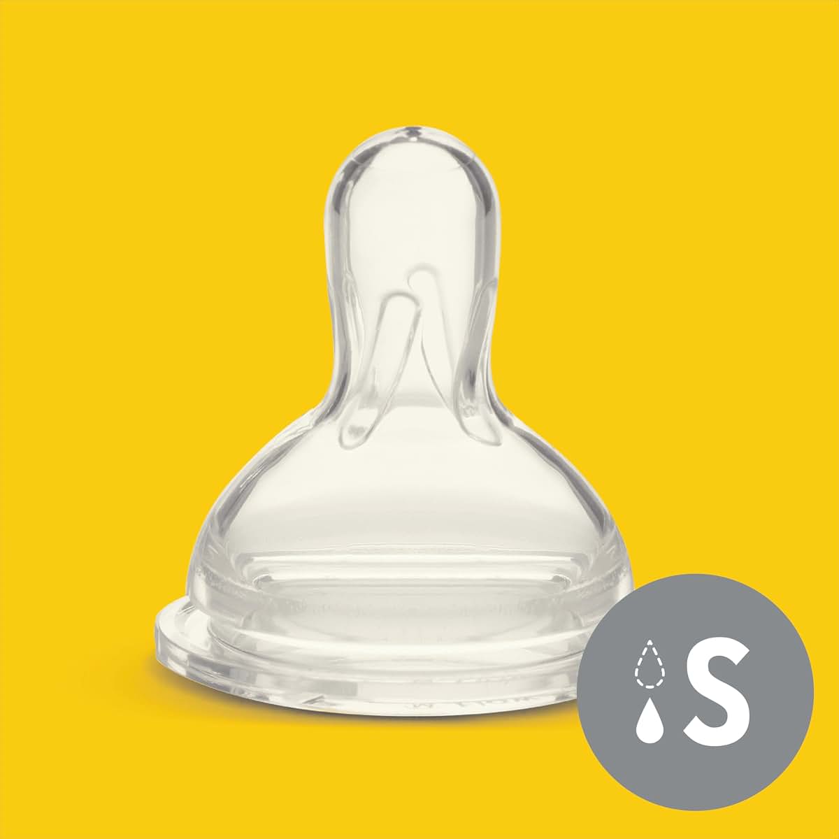Medela Slow Flow Spare Nipples, 3 Pack, Compatible with Medela Bottles